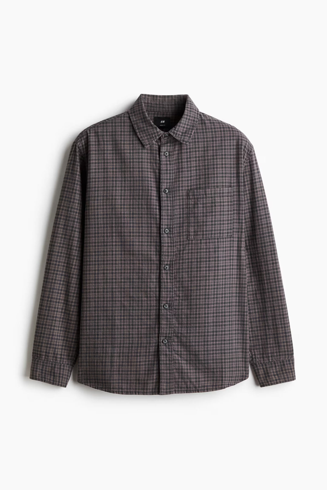 H&M Loose-Fit Flannel Shirt