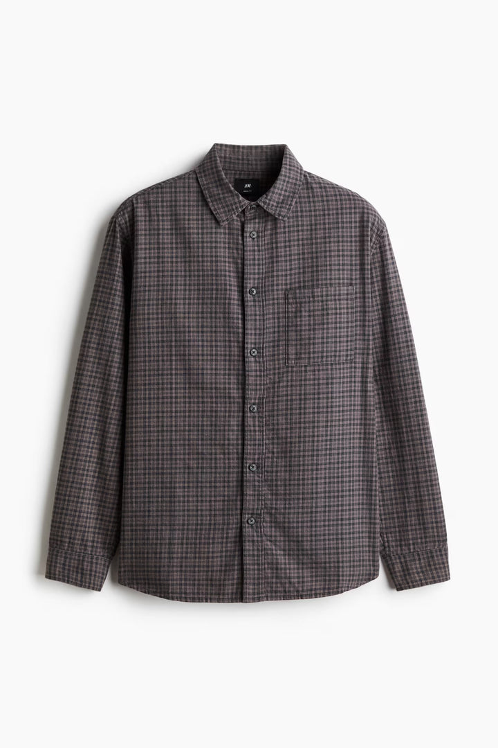 H&M Loose-Fit Flannel Shirt