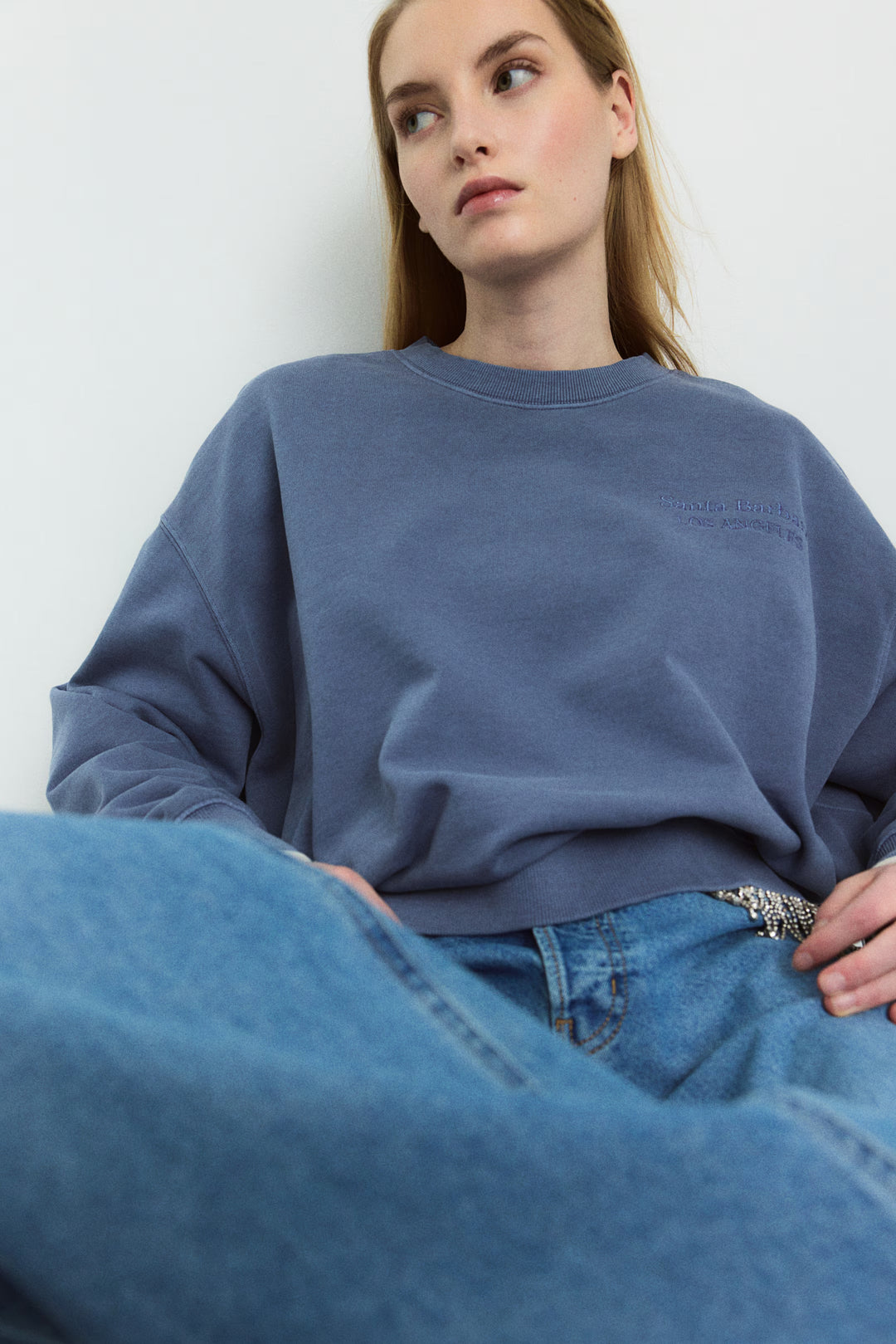 H&M Sweatshirt with Text Motif