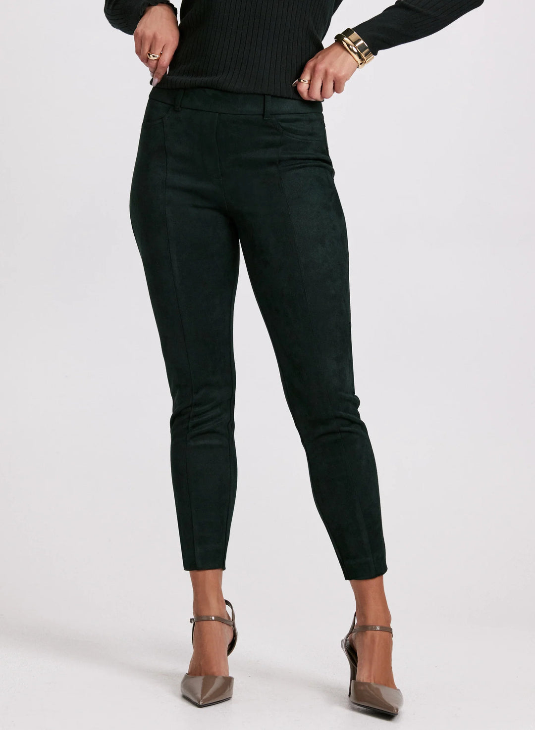 LAURA Faux-Suede Chloe Leggings