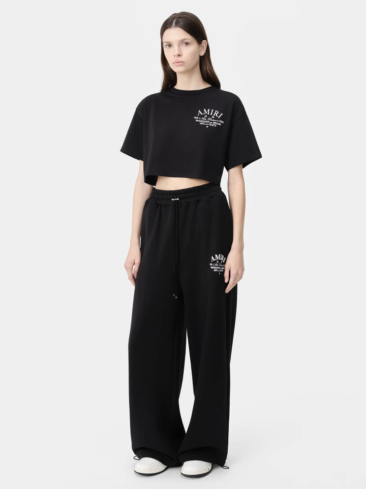 AMIRI WOMEN'S ARTS DISTRICT CROPPED TEE