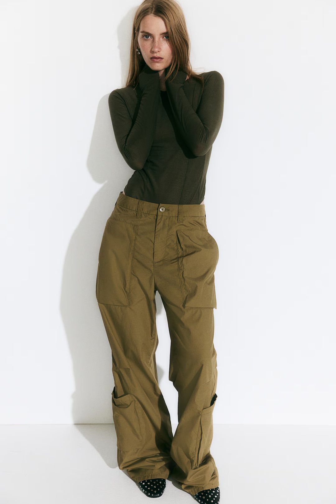 H&M Cotton Cargo Pants