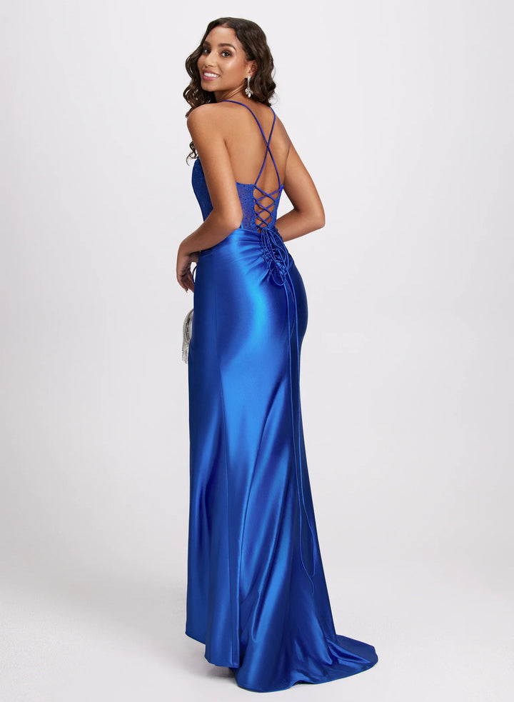 LAURA Lace Corset Maxi Dress