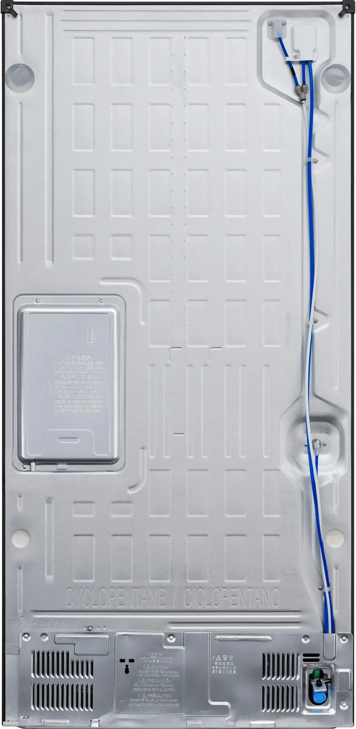 LG - Standard Depth MAX 25.1 Cu. Ft. French Door Smart Refrigerator with Glide N' Serve Drawer - Stainless Steel
