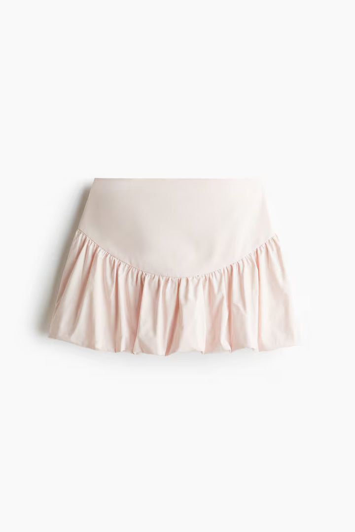 H&M Bubble-Hem Mini Skirt