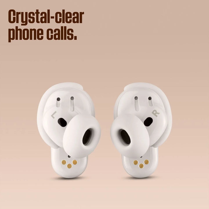 Bose QuietComfort Ultra Earbuds, Wireless Noise Cancelling Earbuds, White Smoke