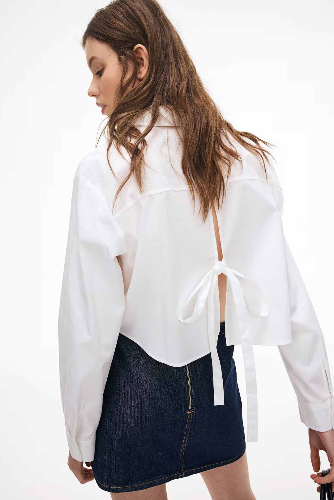 H&M Tie-Detail Crop Top