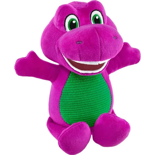 Fisher-Price Barney’s World 6.5-Inch Plush Barney Toy Dinosaur for Toddlers & Preschool Kids