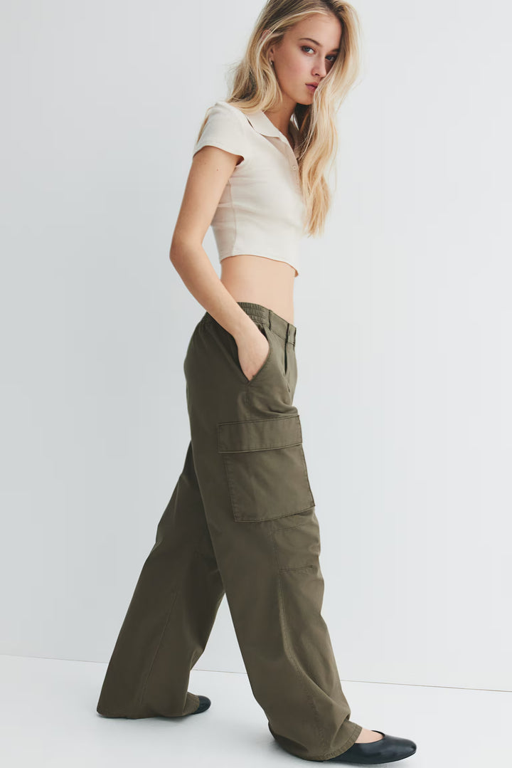 H&M Canvas Cargo Pants