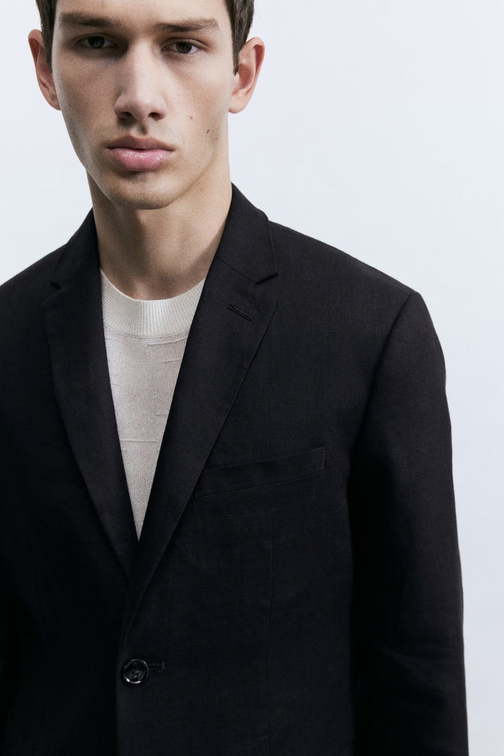 H&M Slim-Fit Linen Jacket