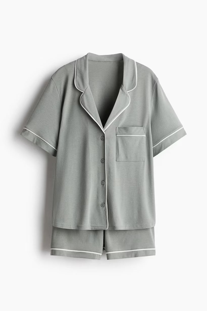 H&M Pajama Shirt and Shorts