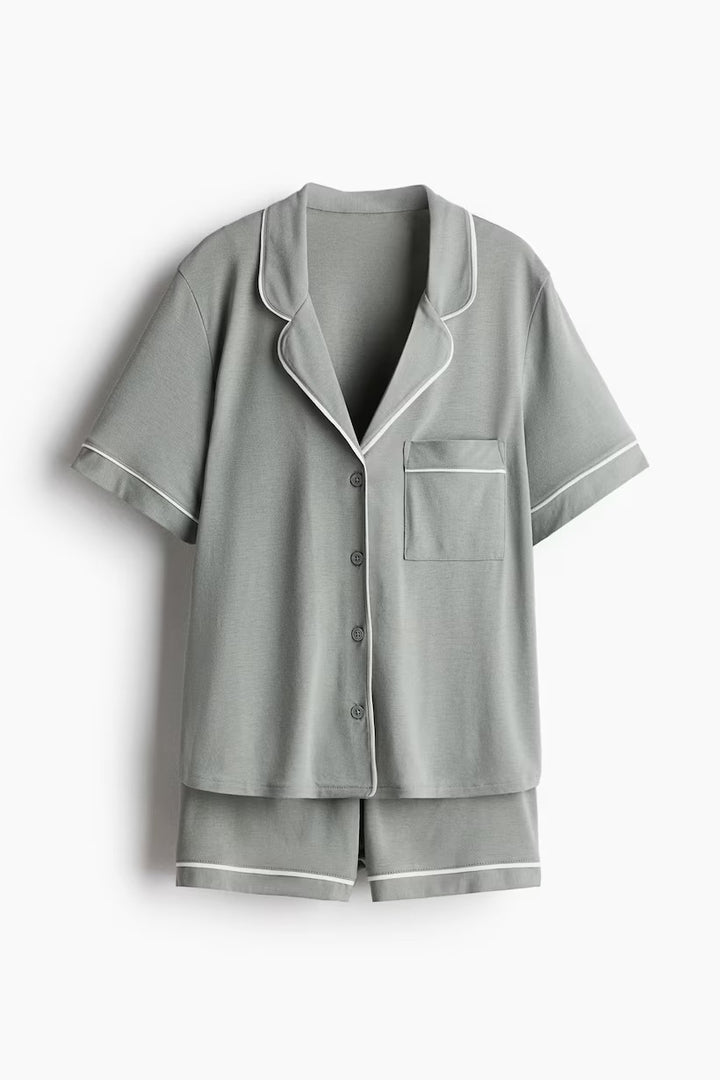 H&M Pajama Shirt and Shorts