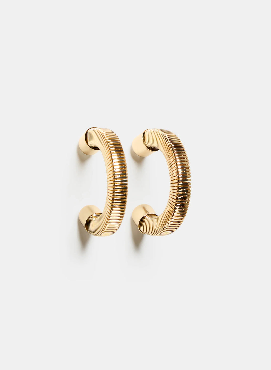 Laura Watch Chain Hoop Earrings