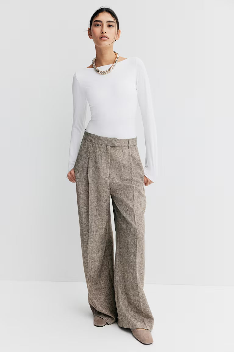 H&M BOAT-NECK BODYSUIT