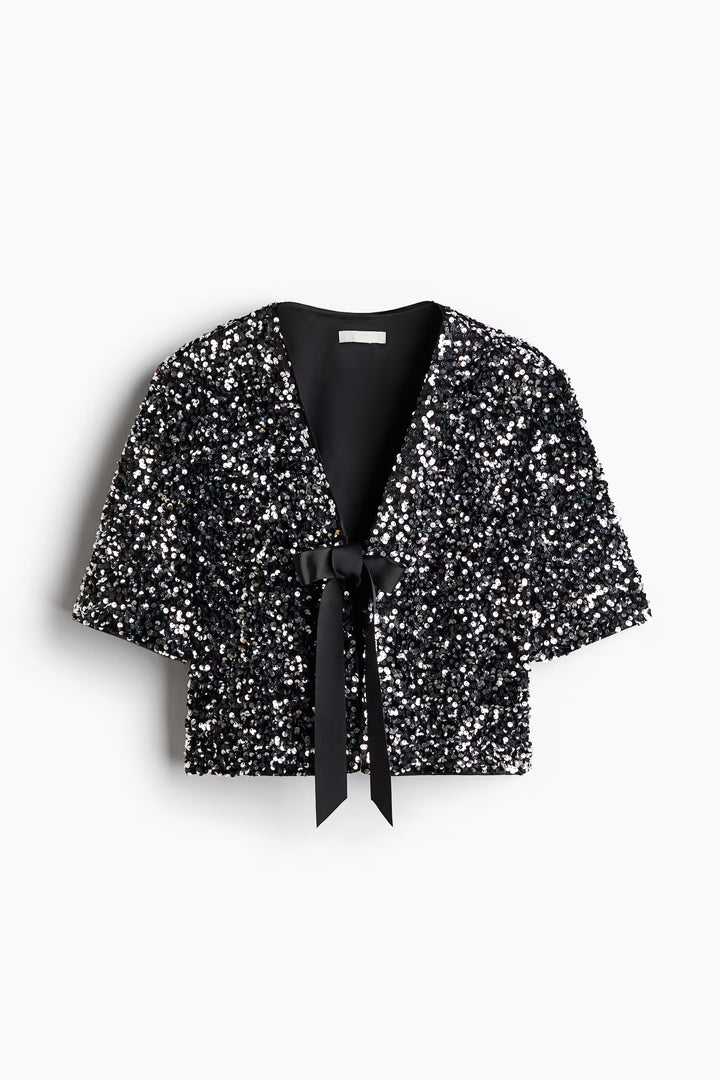 H&M Sequined Blouse