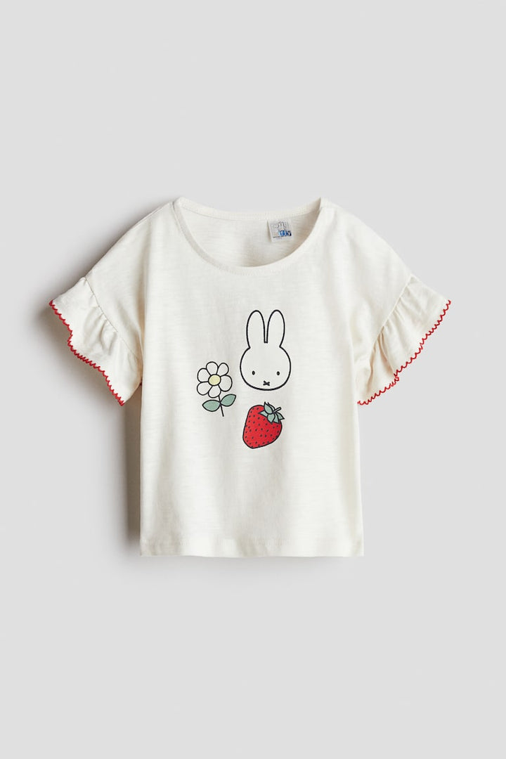 H&M Printed Cotton Top