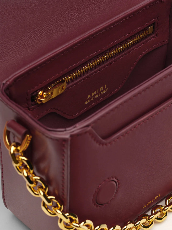 AMIRI WOMEN'S MICRO MA BAG WITH CHAIN HANDLE