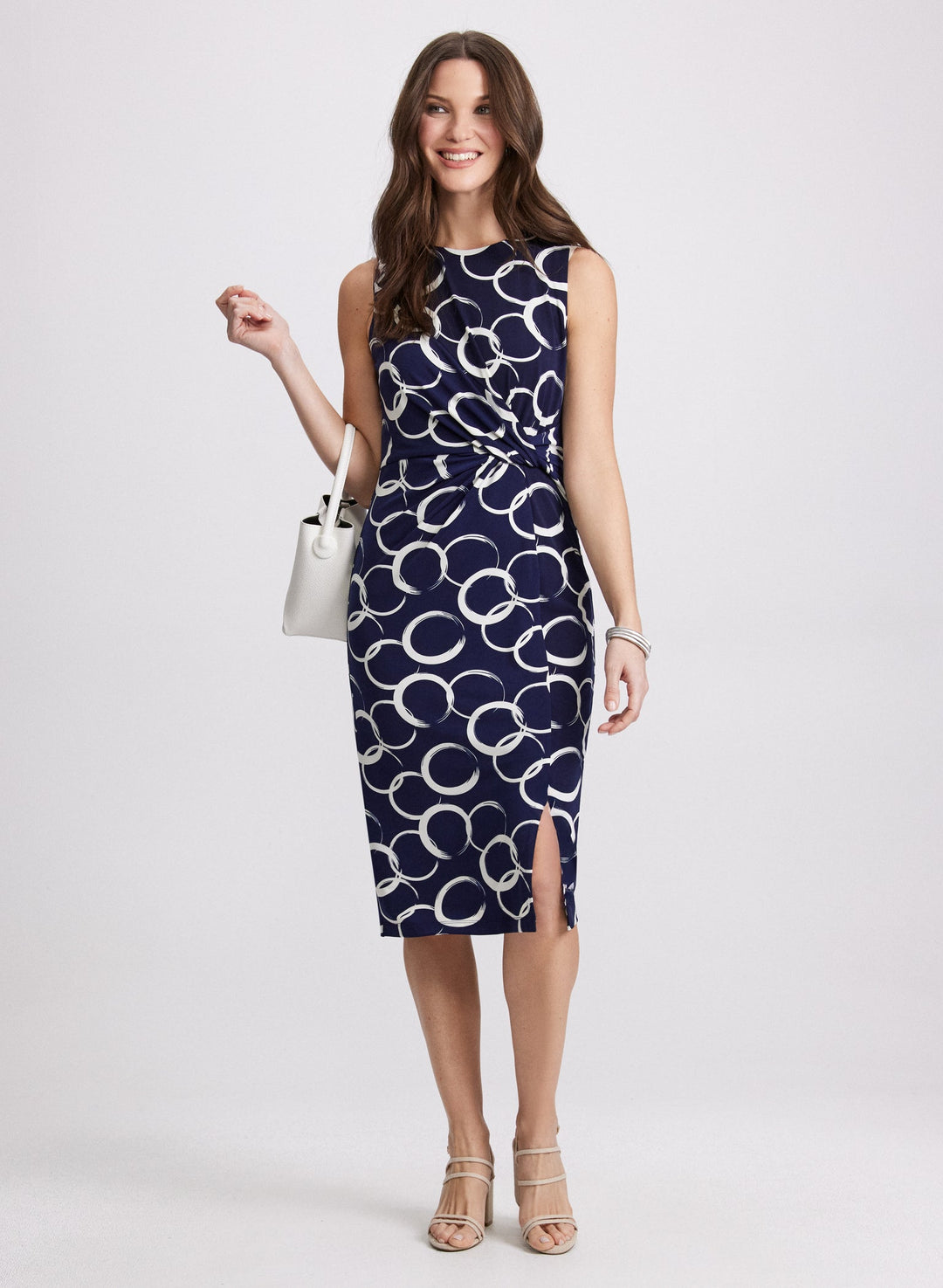LAURA Circle Print Dress
