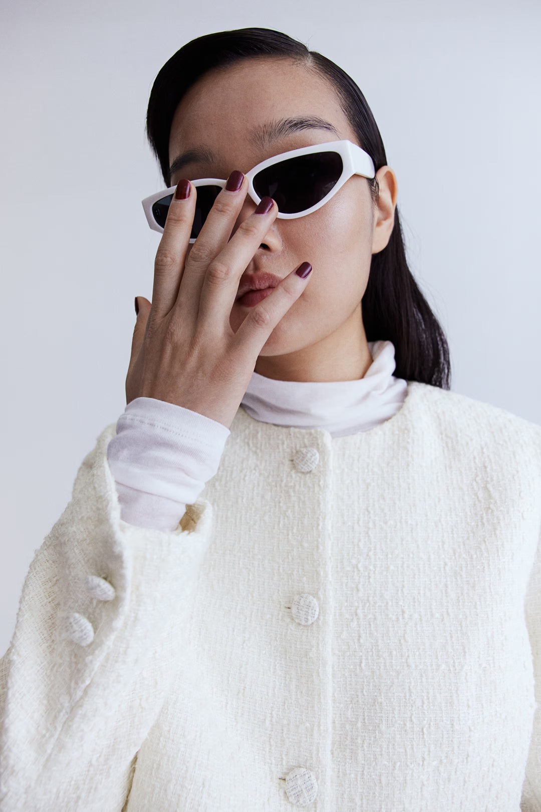 H&M Bouclé-Weave Jacket