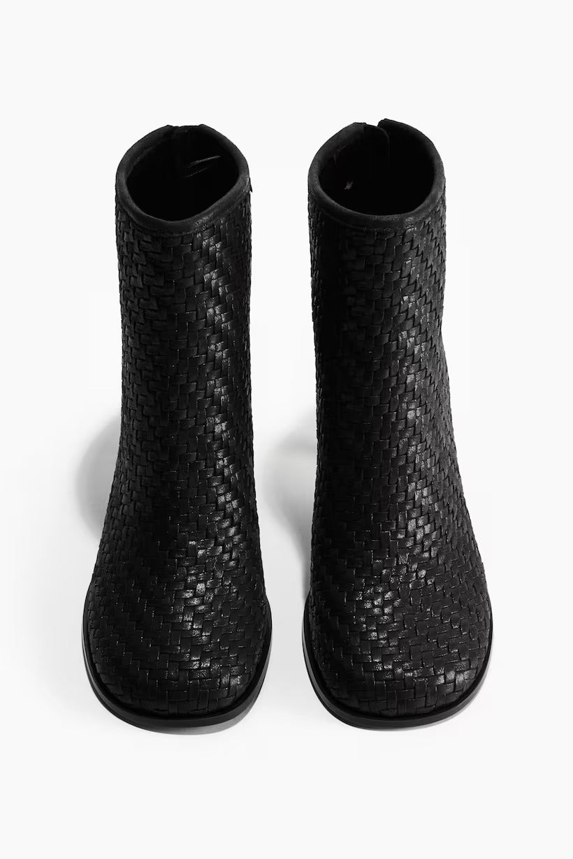 H&M Braided Ankle Boots