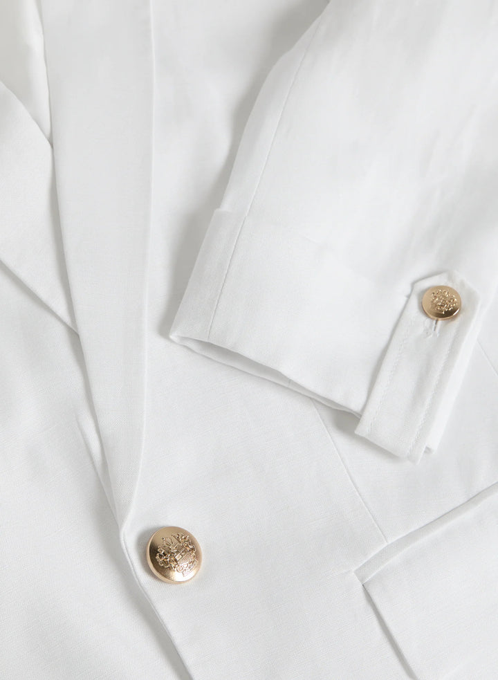 LAURA Linen-Blend Blazer