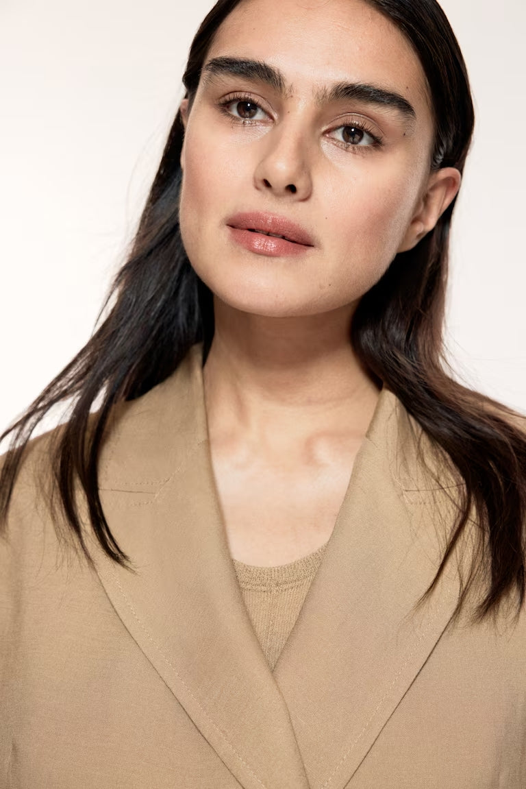 H&M Linen-blend Jacket Dress