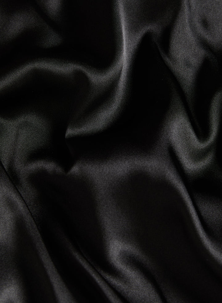LAURA Cowl Neck Satin Dress