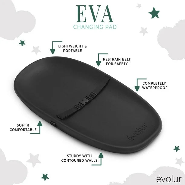 Evolur Eva Changing Pad, Lightweight and Portable