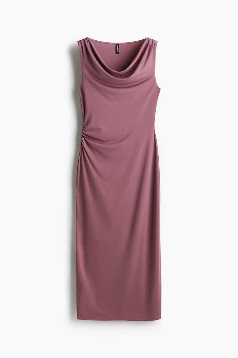 H&M Draped Midi Dress