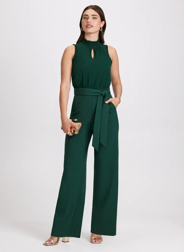 LAURA Keyhole Detail Sleeveless Jumpsuit