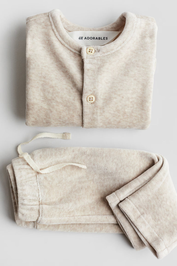 H&M 2-piece Velour Set