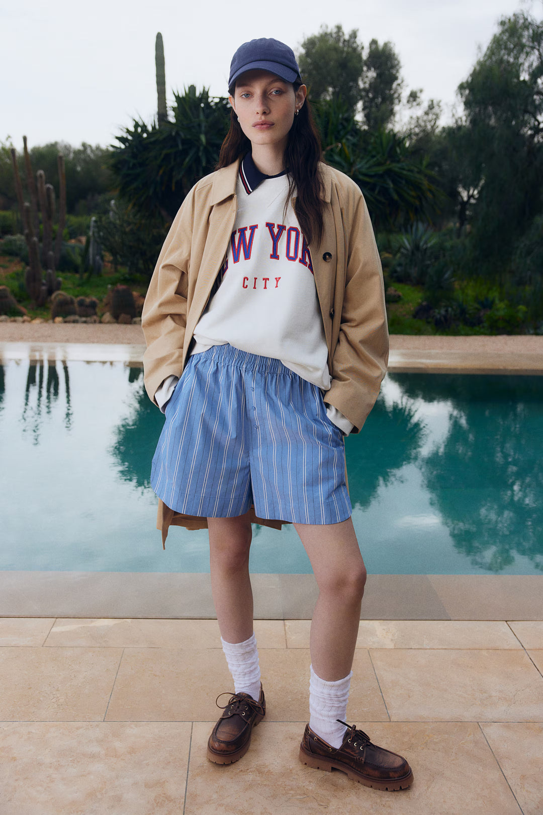 H&M Sweatshirt with Text Motif