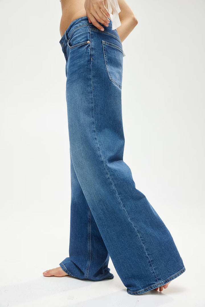 H&M Harper High Rise Wide Leg Jeans