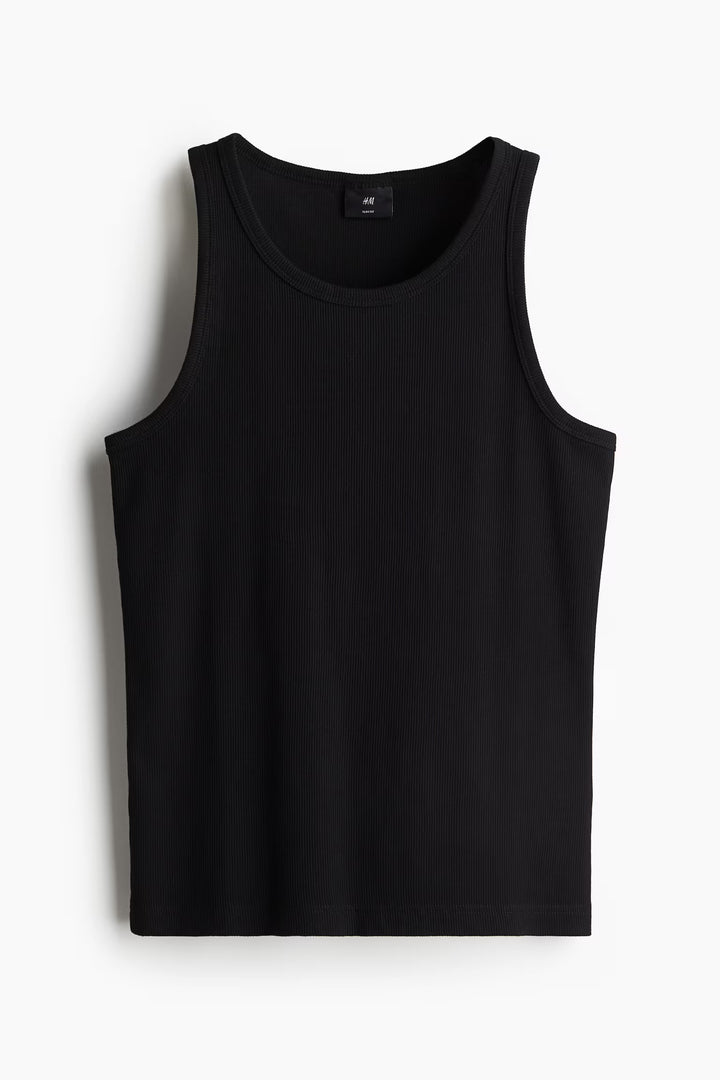 H&M Slim Fit Ribbed Tank Top