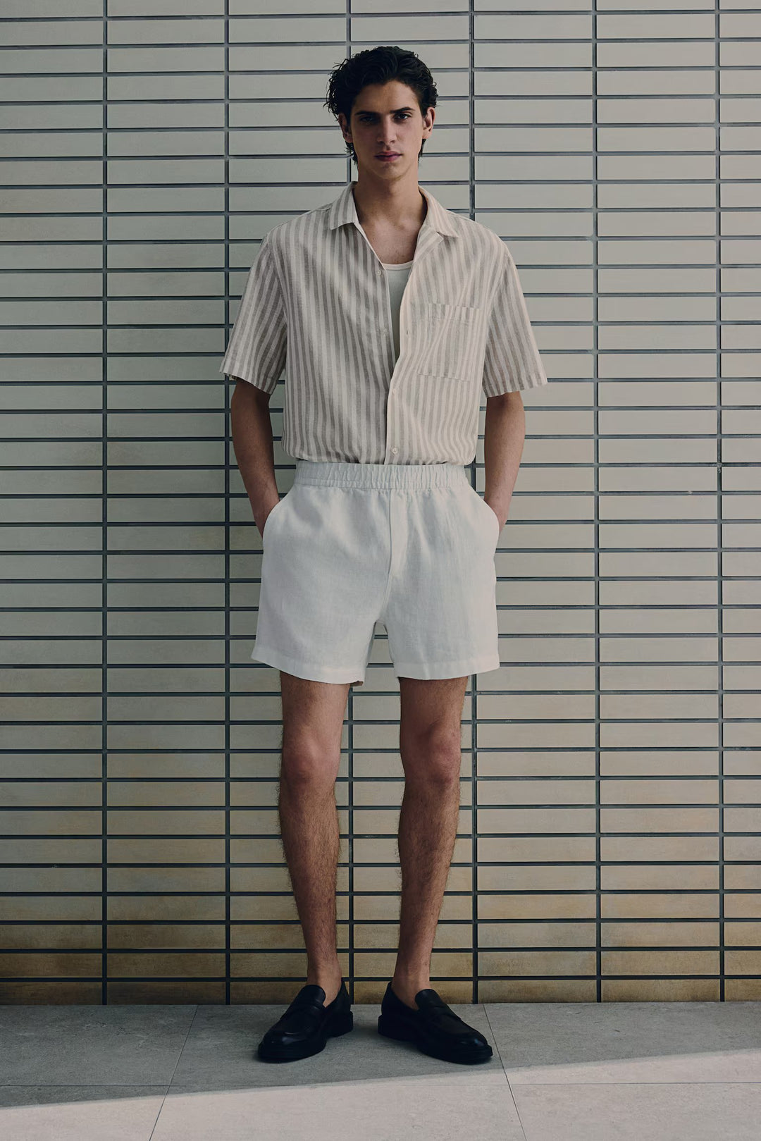 H&M Regular Fit Linen-blend Shirt