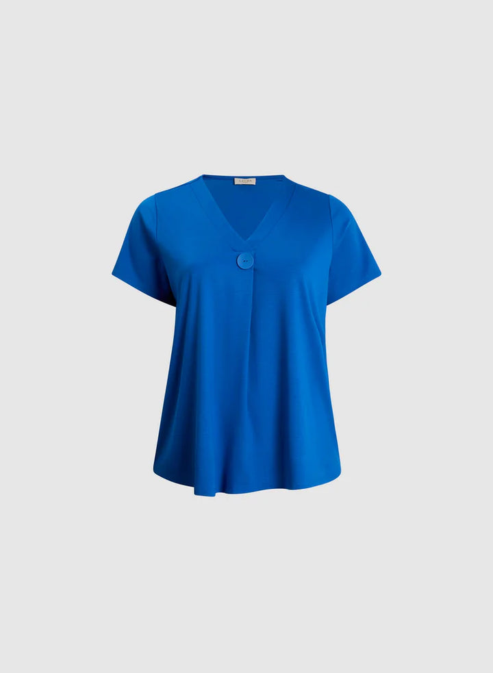 LAURA Button Detail T-Shirt