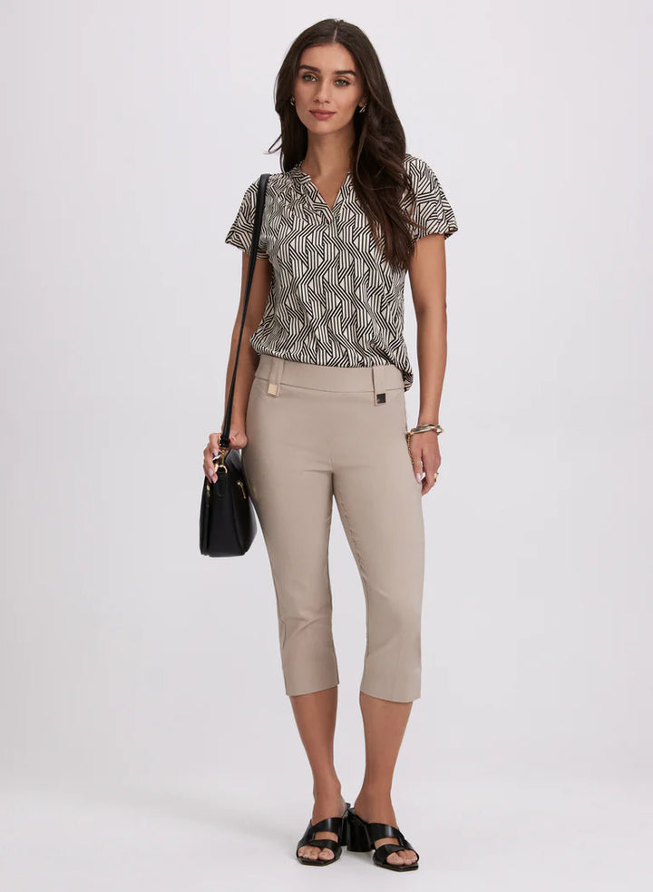 LAURA Geometric Print Top