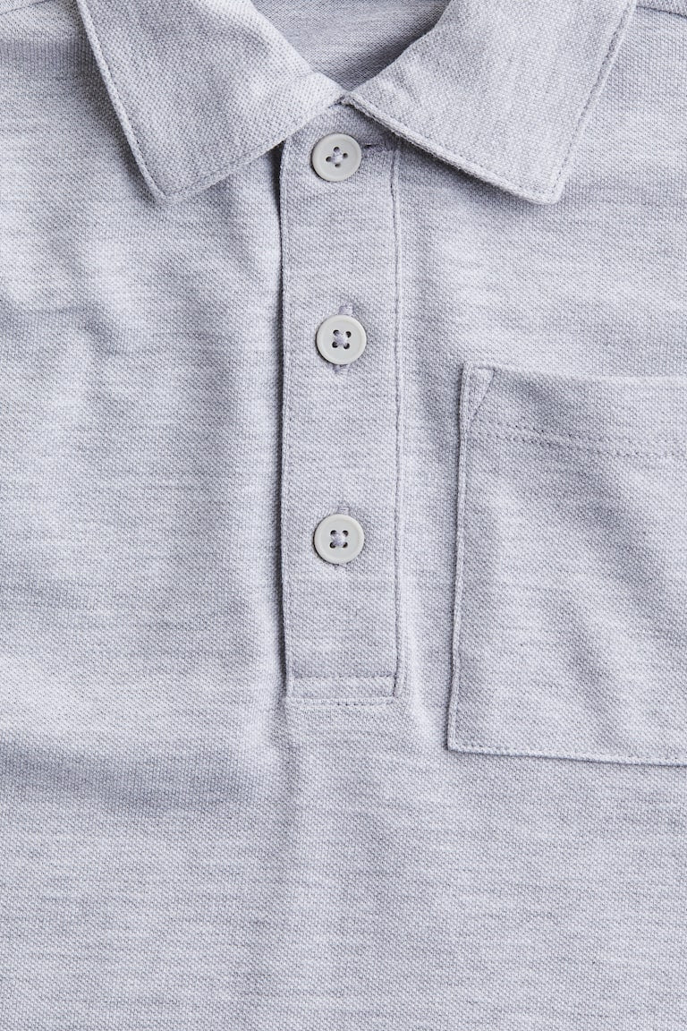 H&M Cotton Piqué Polo Shirt