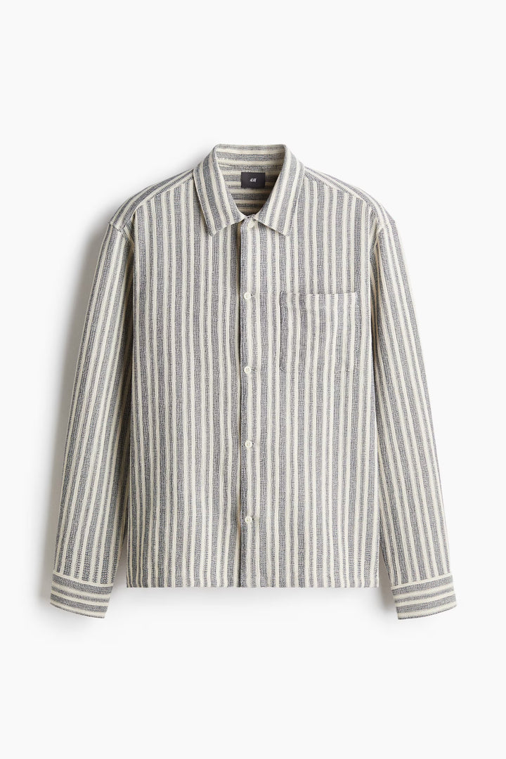 H&M Regular-Fit Textured Shirt