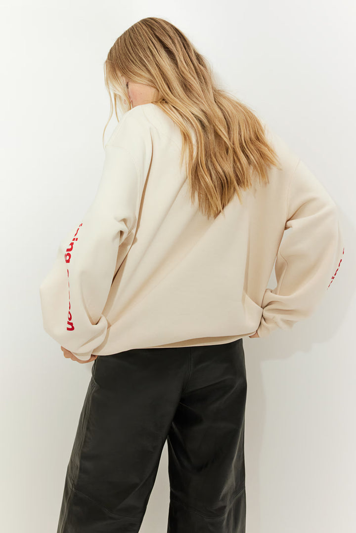 H&M Oversized Printed Sweatshirt