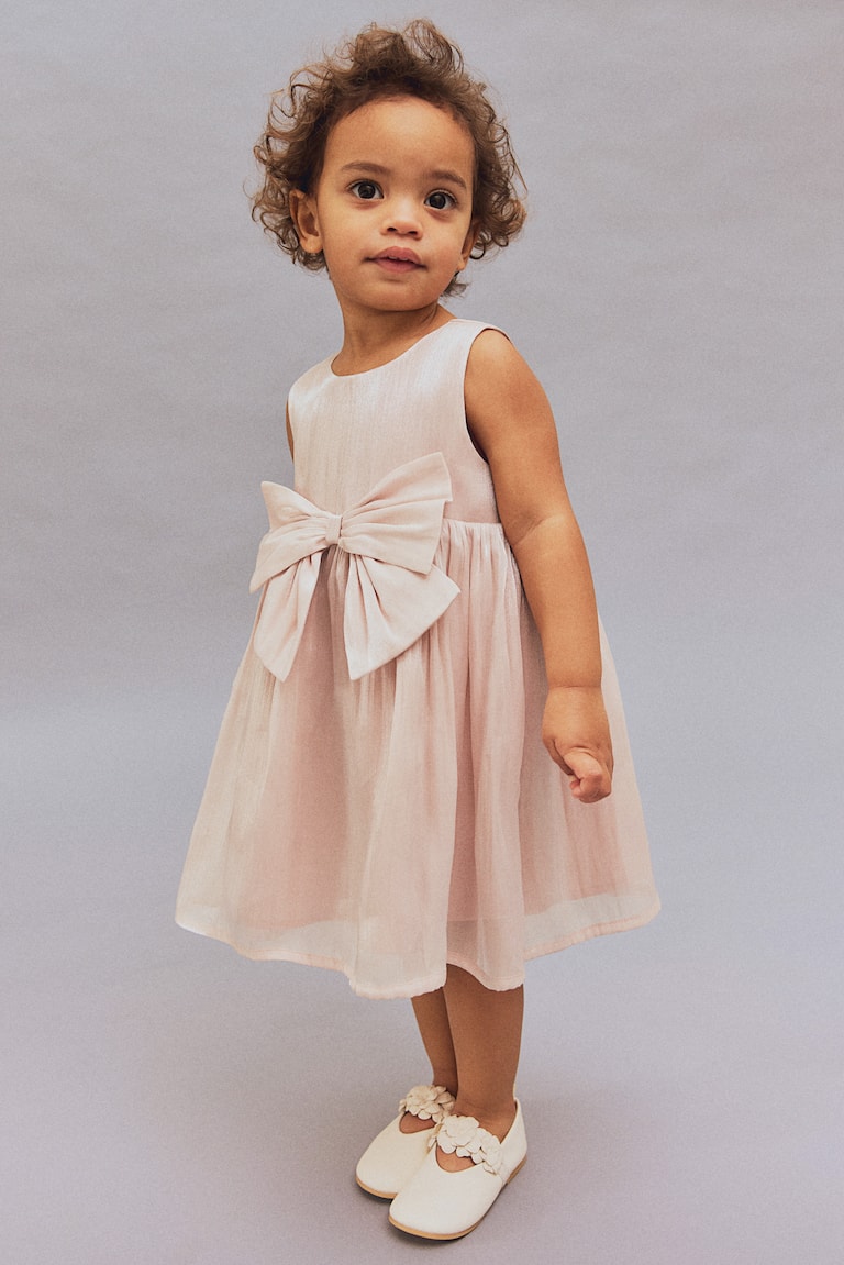 H&M Bow-Detail Organza Dress