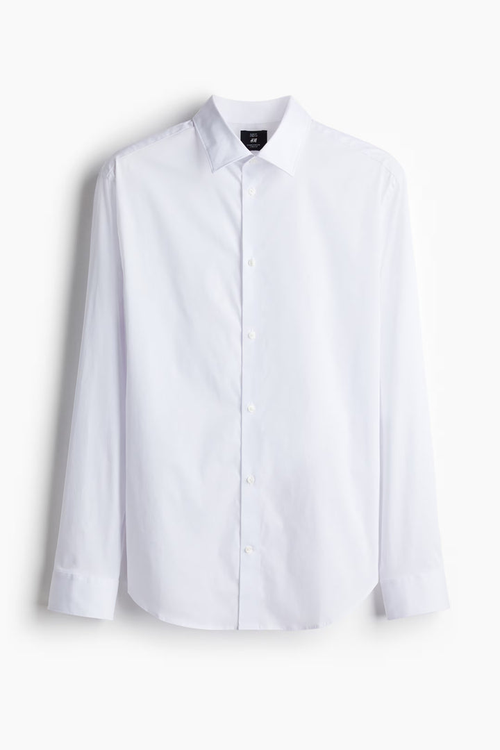 H&M Slim-Fit Stretch Shirt