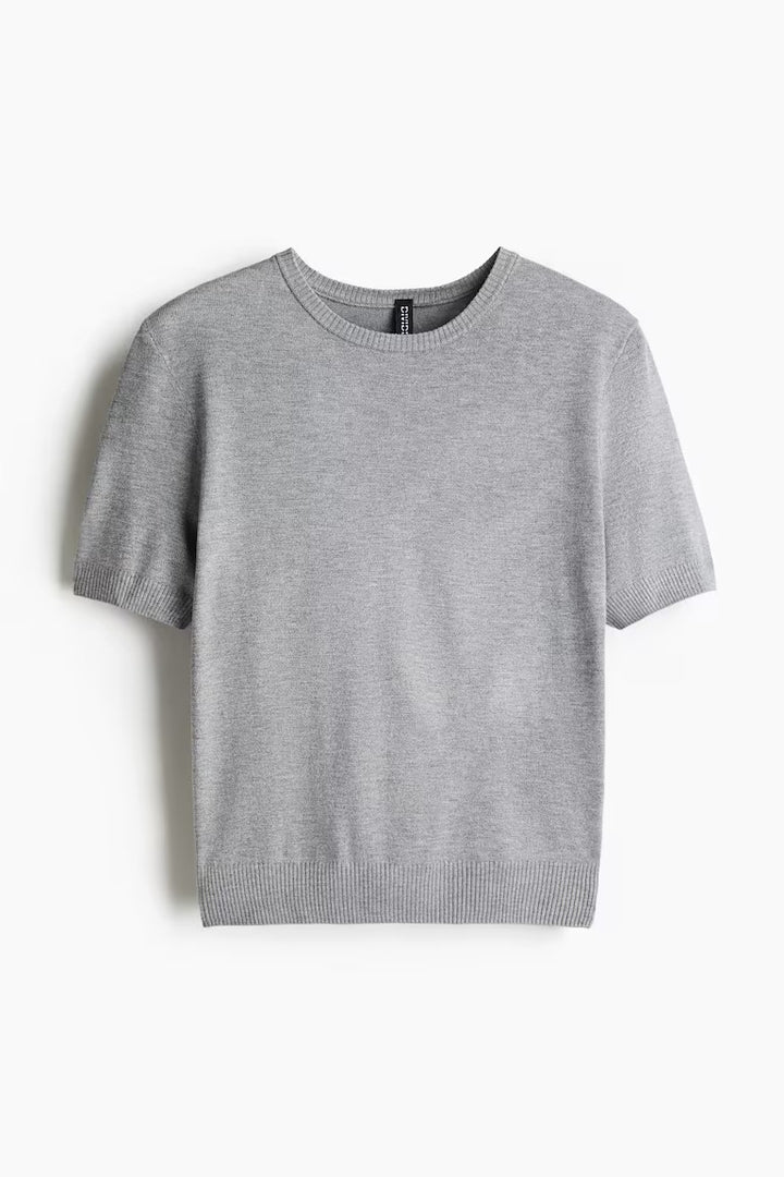 H&M  Fine-Knit T-Shirt