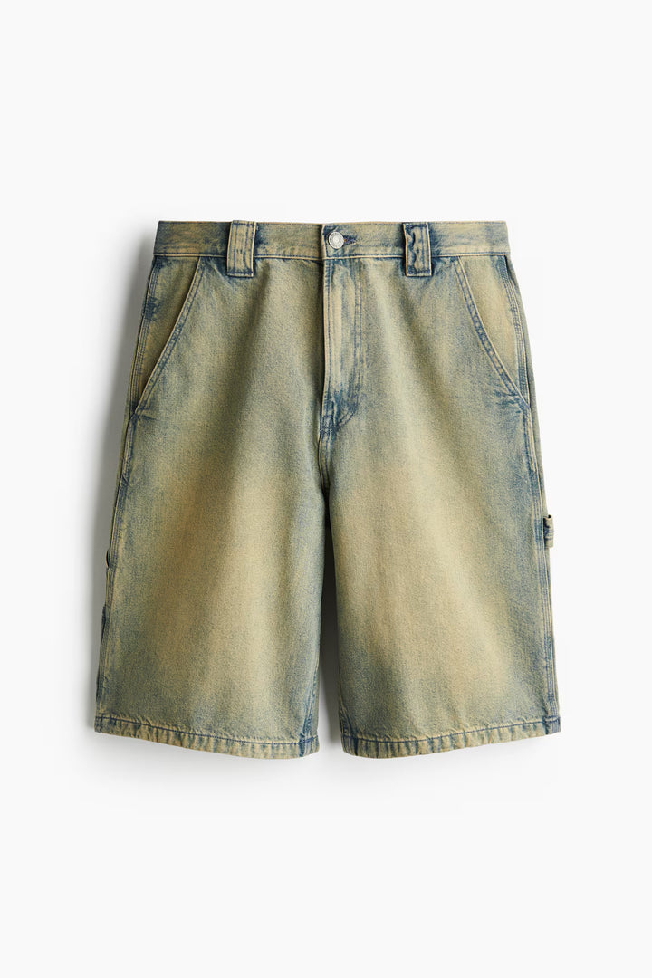 H&M Baggy Denim Carpenter Shorts