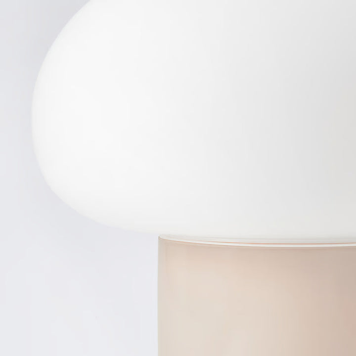 Ikea DEJSA Table lamp, beige/opal glass, 11 "