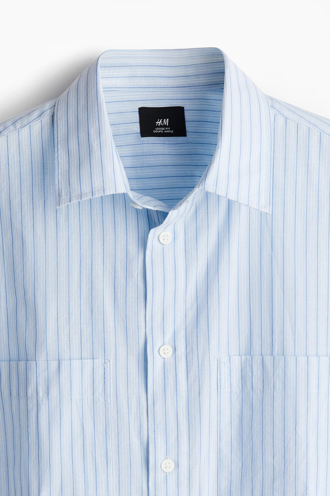 H&M Loose Fit Poplin Shirt