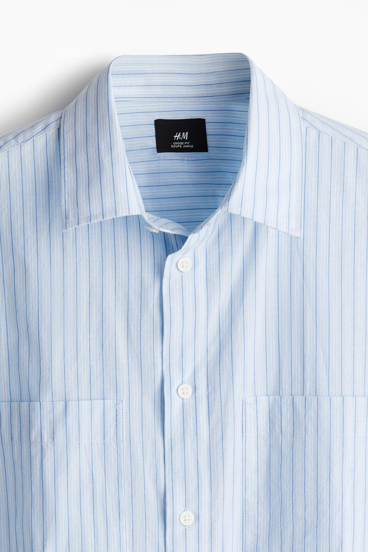 H&M Loose Fit Poplin Shirt