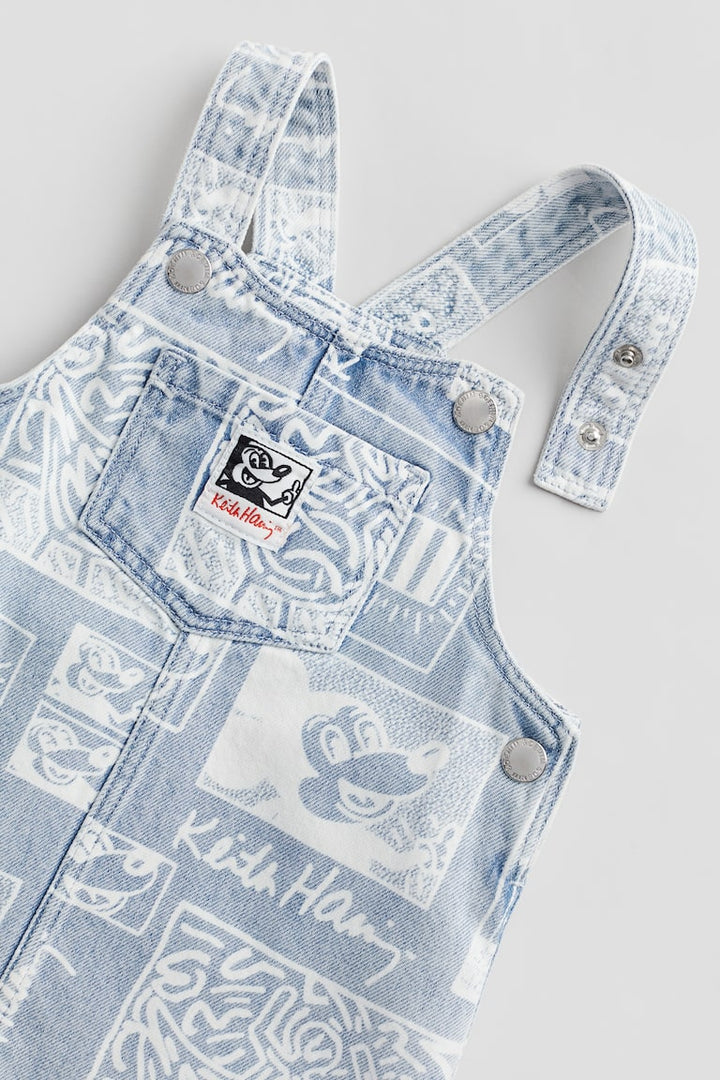 H&M Patterned Overall Dress