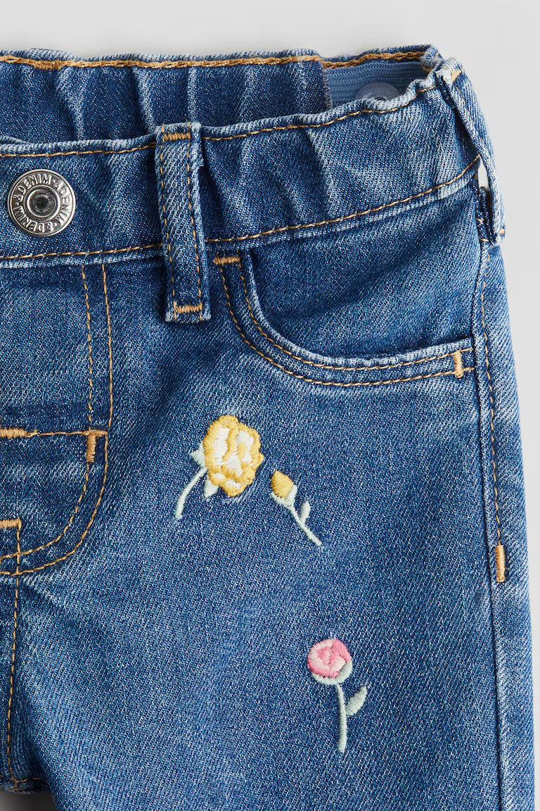 H&M Embroidery-Detail Jeans