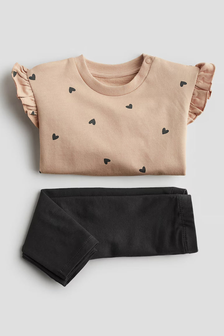H&M 2-piece Sweatshirt and Leggings Set